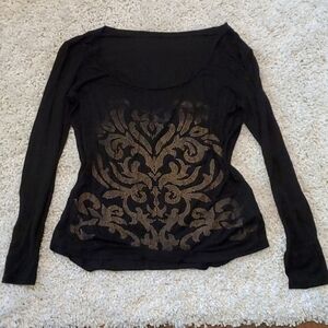 Darling black long sleeve shirt size M